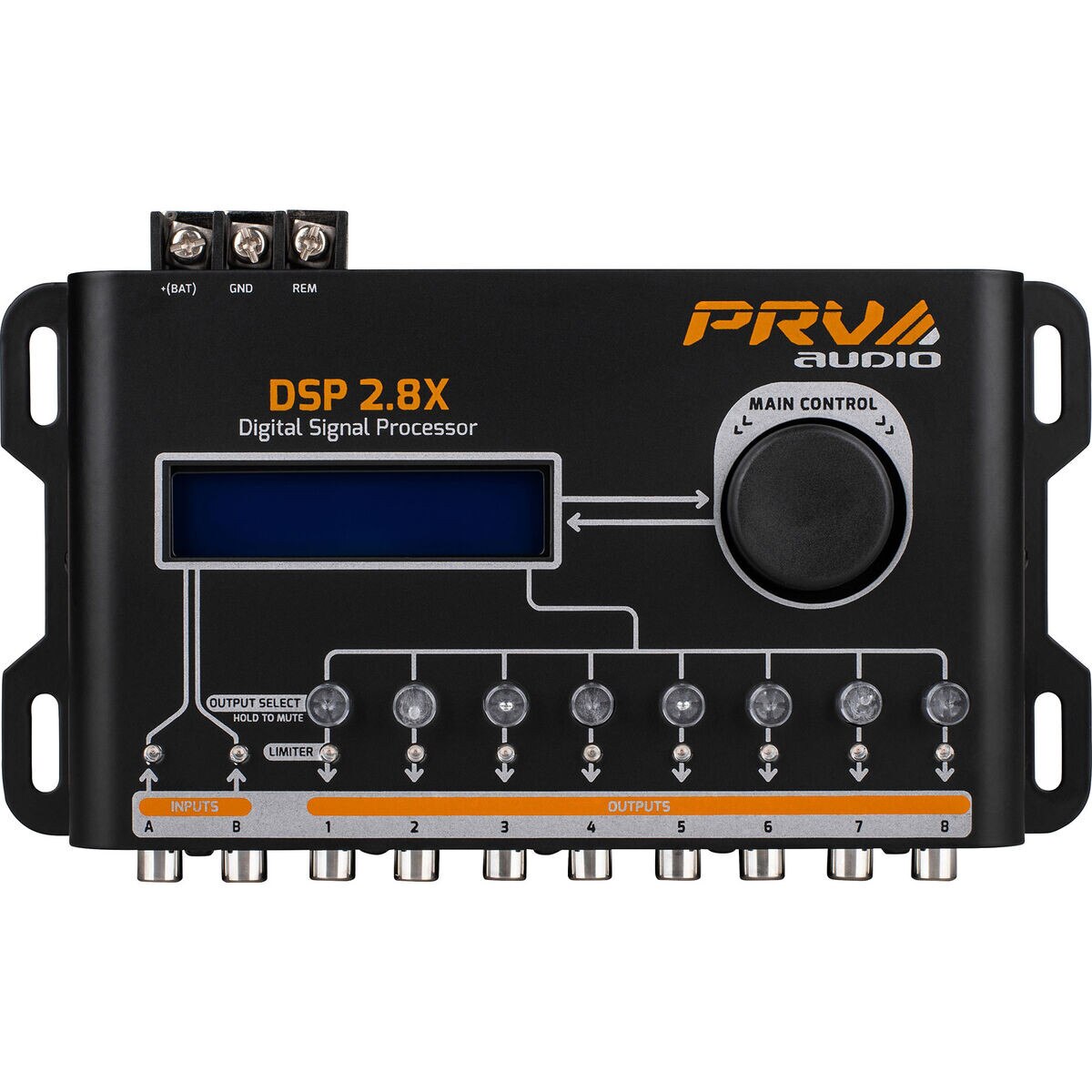 PRV Audio DSP 2.8X Car Audio Digital Signal Processor 2x8